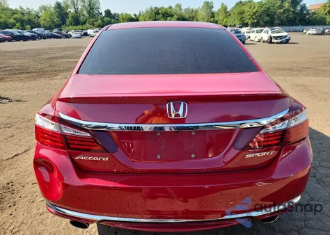 2016 Honda Accord Sport from USA, damaged, VIN 1HGCR2F5XGA201783